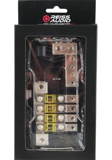 Reiss Amfi Sigortalı Blok Dağıtıcı Reiss 4 Lü Hem Artı Hem Şase Kablo Dağıtıcı Blok