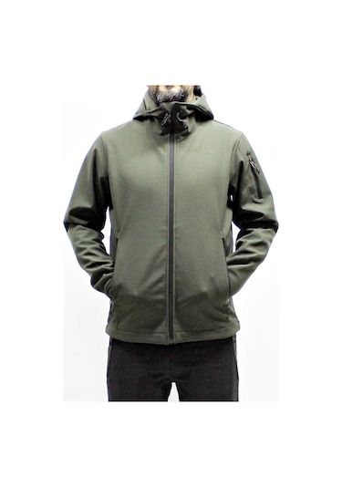 Mudwill Haki Trail Rüzgar Geçirmez Softshell Mont Ceket