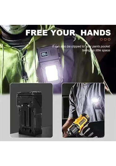 Açık Yüksek Parlaklık Küçük Çelik Tabanca Gece Lambası Çift Işık Siyah