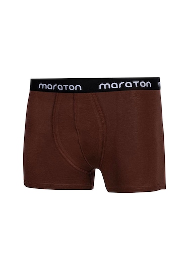 Maraton 2'li Erkek Sepya Boxer Sepya