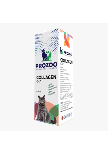 Prozoo Kediler İçin Kolajen Damla 50 ML
