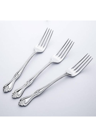 Nehir Lalezar Sade 12'Li Yemek Çatalı