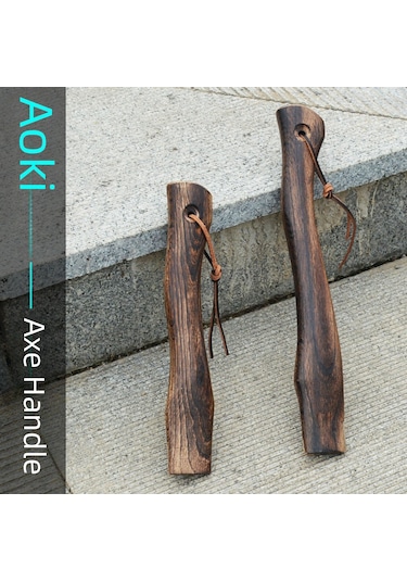 Reedark 26 Cm Mini Bıçak Kolu - Ahşap Gökkuşağı Ağacı, Dayanıklı, Konforlu Tutuş, Taşınabilir, Odun İşleri İçin