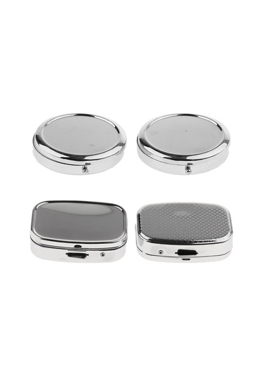 Suntek 2 Adet Vitamin Tıbbı Tablet Kutusu Hap Saklama Kutuları Diğer