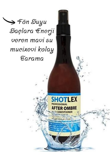 Shotlex Professional After Enerji Veren Mavi Su-fön Suyu