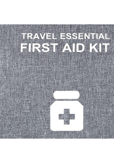 Suntek Taşınabilir İlaç Saklama Çantası Boş İlk Gri-ve-l