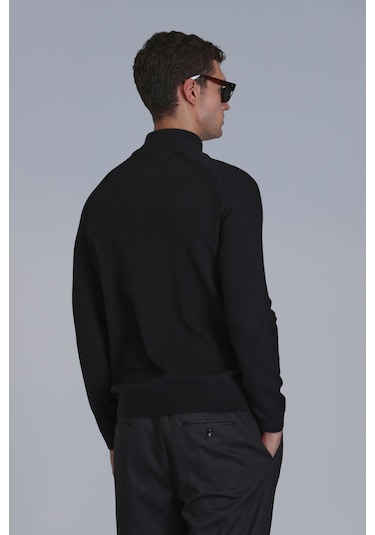 Lufian Erkek Kazak 112090141 Siyah Siyah