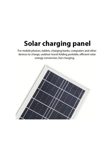 Boatshop1 Usb 4p 1 Adet Güneş Paneli 4 Usb Arayüzü Karavan Piknik Tekne Cep Telefonu Evcil Hayvan Yatağı İçin Solar Enerji Kaynağı