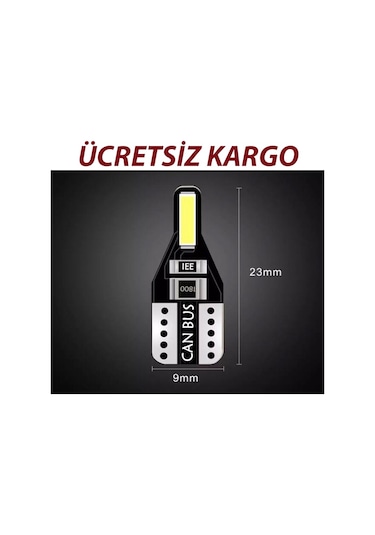 T10 Led Nesil Suya Dayanıklı Metal Kasa Beyaz UltraLed 10 Adet