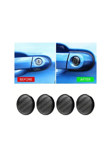 Willowhaven 4 Adet Çizgili Araç Kilidi Anahtar Deliği Dekoru Alexa Uyumlu Pilsiz Yüzey İşlemsiz