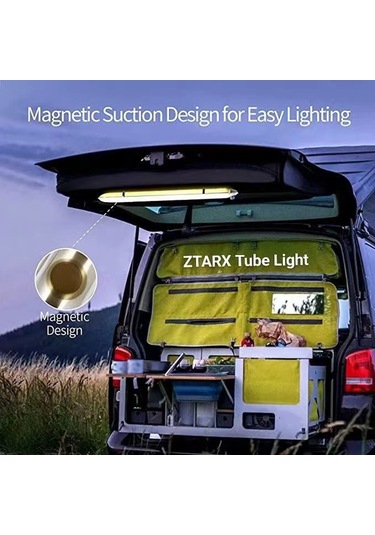 Reedark Ztarx Şişme Led Kamp Lambası - 250 Lümen, 5 Parlaklık Seviyeli, Usb Şarjlı, Mıknatıslı Balıkçı Ve Kamp Aydınlatması Yeşil