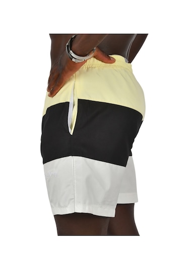 Deepsea Erkek Sarı Hızlı Kuruyan Deniz Şortu 2403002 Sarı