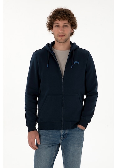 U.s. Polo Assn. Erkek Lacivert Hırka Örme 50313755-vr033 Lacivert