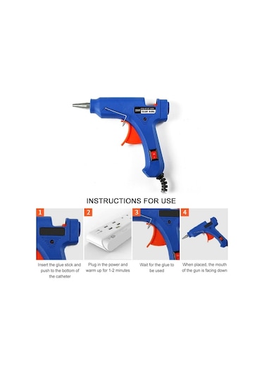 Pazly 50 Adet Mini Sıcak Yapıştırma Çubukları - El Sanatları Ve Dıy Projeleri İçin 7mmx100mm