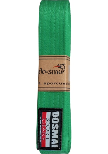 Dosmai Aikido Karate Tek Dolama Kuşak Yeşil 200 CM Tk245 Yeşil