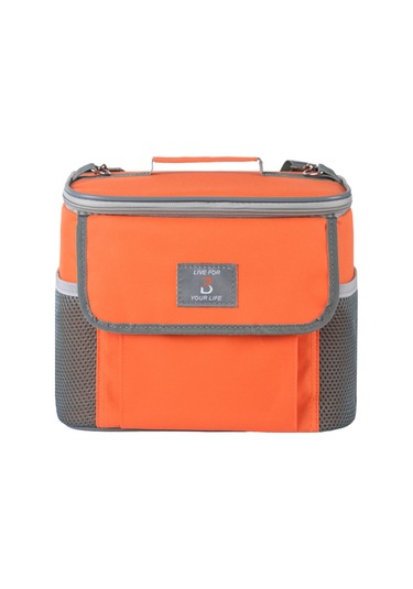 Best Çanta Pro+ 10 Litre Termos Piknik Çantası Yalıtımlı Termal Soğutucu Buzluk Çanta Turuncu