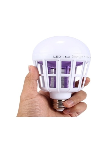 Yaozixa Led E27 9w Işık + 365nm Mor Işık, Otomatik Kaydırma, 3 Modlu, 175-265v, Akıllı Sinir Ve Sinek Öldürücü Aleti