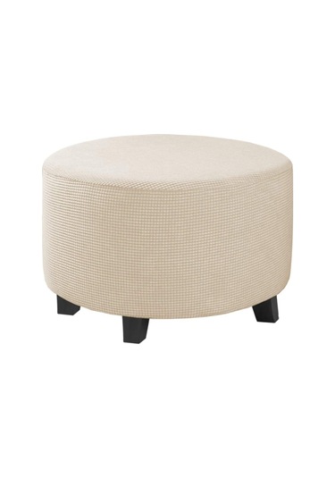 Bej Streç Osmanlı Slipcovers  Oturma Odası İçin Kapakları Koruyun M