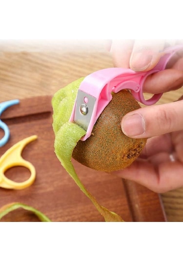 Cbtx Mutfak Meyve Soyucu Paslanmaz Çelik Soyma Bıçağı Rastgele Renk Teslimatı