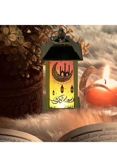 Ramazan Temalı Küçük Kare Kubbe Led Lamba Diğer