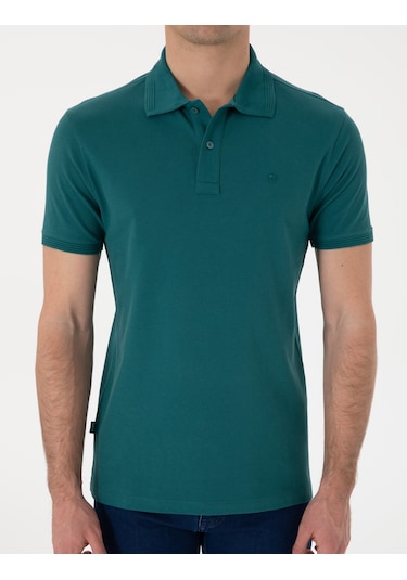 Pierre Cardin Erkek Zümrüt Tişört Basic 50302561-vr055 Zümrüt