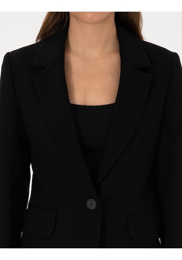 Pierre Cardin Kadın Siyah Ceket 50310125-vr046 Siyah