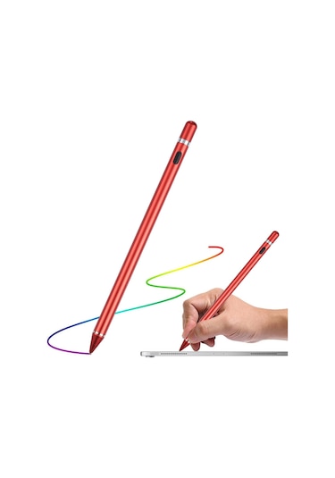 Evrensel Aktif Kapasitif Kalem Kırmızı