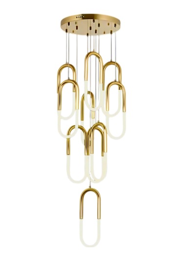 Martin 10 Kollu Gold Led Sarkıt Avize Gold
