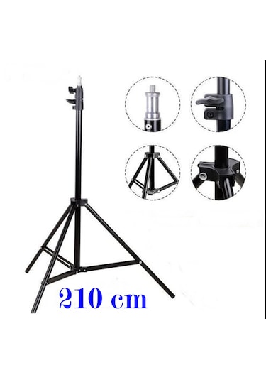 Stüdyo Fotoğraf Çekimleri İçin 210 Cm Uzunluğunda Tripod