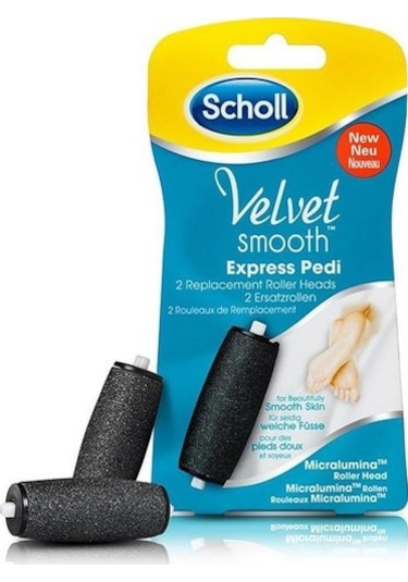 Scholl Velvet Smooth Orta Sert Deriler için Yedek Başlık Set 2'li