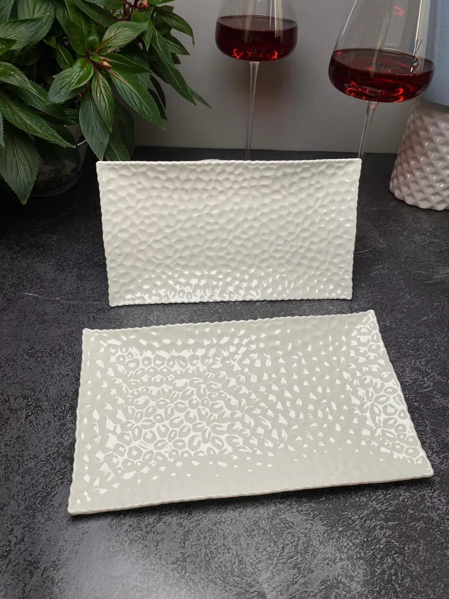 Gift'n'home Servis Tabakları Beyaz Set 256075046 Beyaz