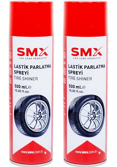 Lastik Parlatma Spreyi 500 Ml 2 Adet