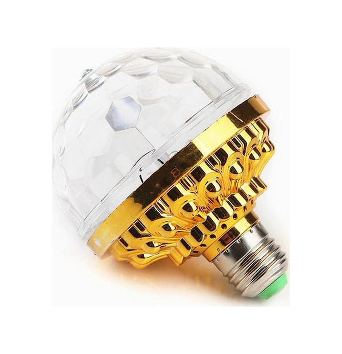 Qingmipy E27 6w Rgb Led Disko Işığı - Otomatik Döner Kristal Top, Partiler/dj/noel İçin Renkli Aydınlatma