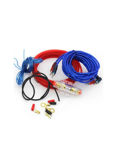 Dianziye Araç Ses Sistemi Montaj Seti: 8ga Güç Kablosu, Ses Kablosu Ve Kontrol Kablosu - Metal+pvc Malzeme