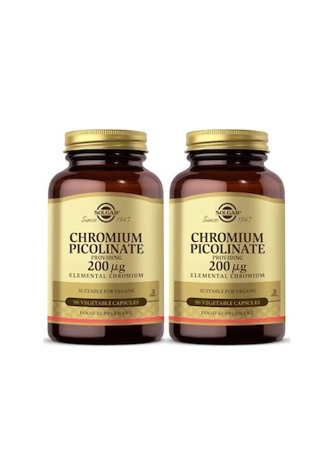 Solgar Chromium Picolinate 90 Kapsül 2'li