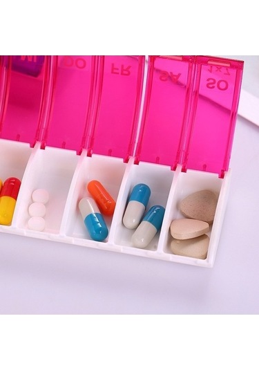 Tongxida Bosphorusboutique Yedi Taşınabilir Kırmızı Hap Kx Kutusu Diğer