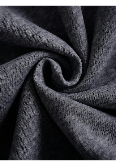 Tarzsokak Ecg Bisiklet Off-road Baskı Erkek  Kış Cep Kapşonlu Moda Polar Sweat  Antrasit