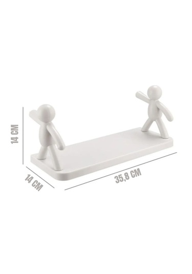 1 Adet İnsan Figürlü Kendinden Yapışkanlı Craft Banyo Rafı