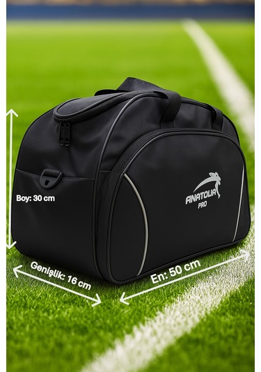 Newfull Sport Anatolia Pars Astarlı U Kapak Seyahat Çantası-orta Siyah