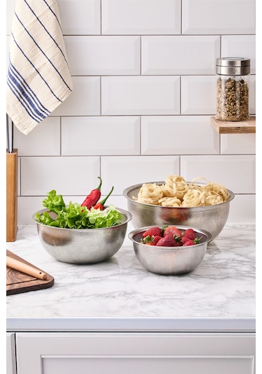 Aryıldız S/s Protools Paslanmaz Çelik Süzgeç 23 Cm Ar265017 Gri