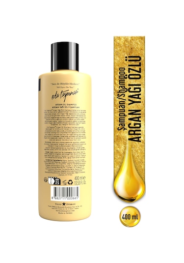 Eda Taşpınar Argan Yağı Özlü Şampuan 400 ML
