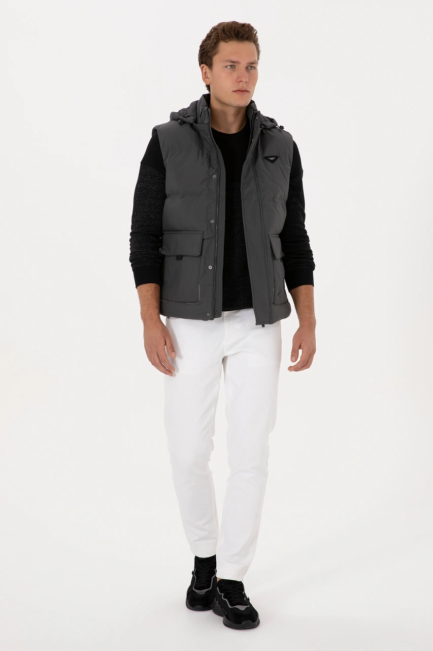 U.s. Polo Assn. Erkek Gri Yelek Dokuma 50310317-vr024 Gri