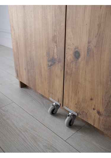 Çok Amaçlı 2 Kapaklı Mutfak Erzak Kiler Dolap 86 x 52 x 180 CM