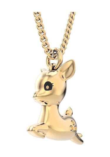 Chocli 18 Ayar Altın Kaplama Geyik Kolye