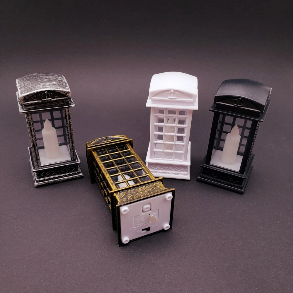 London Gece Lambası Çok Renkli