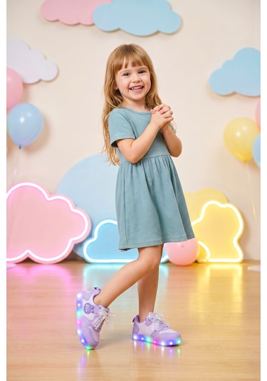 Dark Seer Kids Ds Chen Sneaker 2026 Çocuk Mor-lila-beyaz