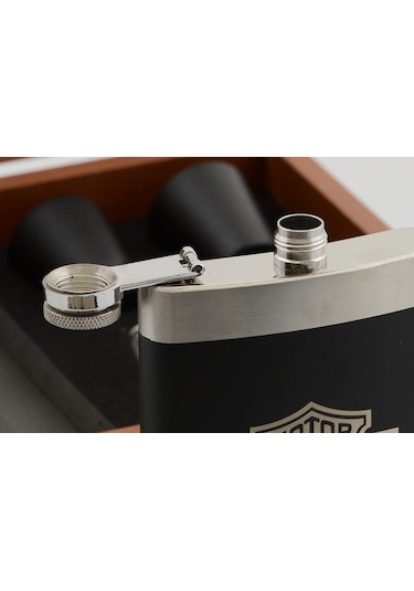 Ahşap Kutulu Satrançlı Matara Seti