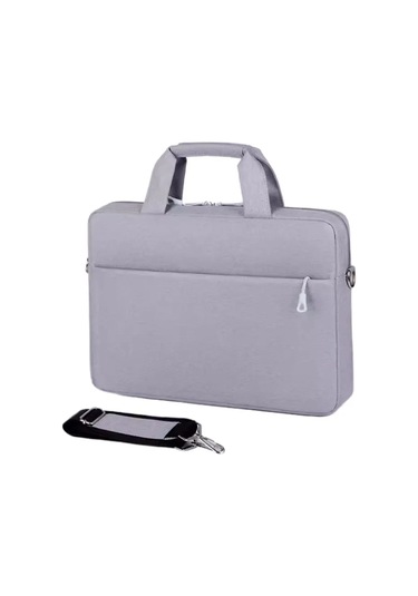 Vkemall Gri Oxford Kumaş Dizüstü Bilgisayar Çantası - 14/15.6 İnç, Elden Taşınabilir & Tek Omuzlu, Profesyonel & Öğrenci İçin, Çok Amaçlı Depolama Gri
