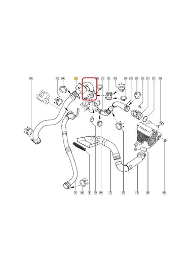 RENAULT MEGANE II 1.5 DCI TURBO HORTUMU Silikon 8200276297