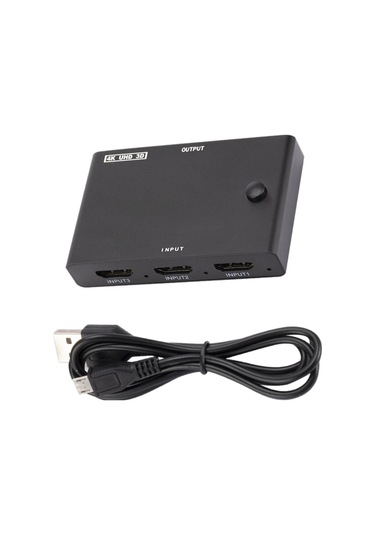 Homyl Pc Hdtv Için 3'ü 1 Arada Switcher 4k 2k Hızlı İletim